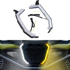 Luces LED de acento de colmillo de señal de giro para Yamaha Wolverine RMAX2/4 1000 2021-2025