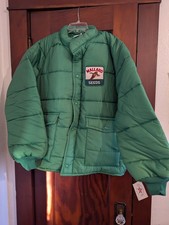 Rare Vintage Mallard Seeds Farm Quilted Puffer Jacket Size XL Made in USA