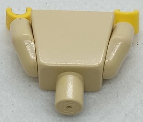 Lego SW 973px58c01 Torso Layered Shirt Brown Belt Pattern Tan Arms Yellow Hands