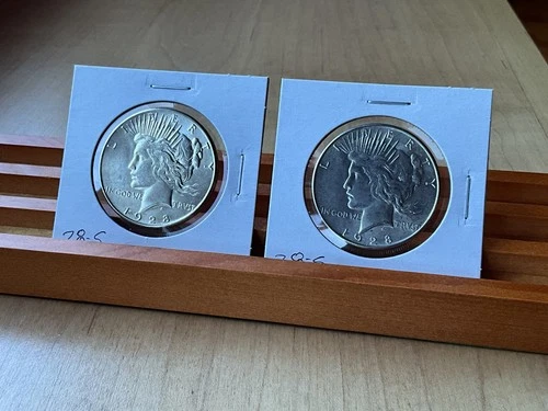 ONE 1928-S Peace Silver 1$ Dollar RARE BU CONDITION