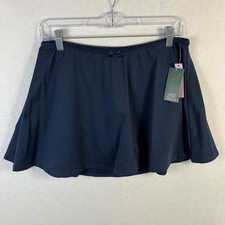 Wild Fable Seamless Flowy Skort Women's Size L Navy Built-in Short NWT
