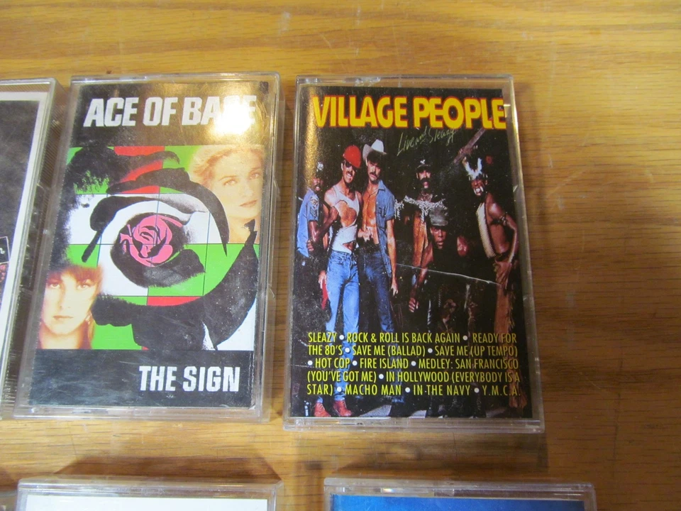 Rare Cassette Tapes Lot 5 pieces. Village People, Ace of Base, Pump up the Jam - Image 4 of 4