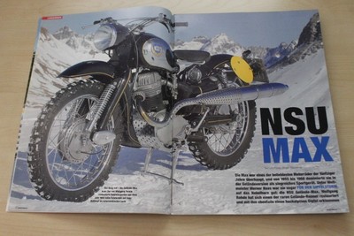 MO Klassik Motorrad 03/2007 NSU 251 OSB Max in einer seltenen Vorstellung auf 16
