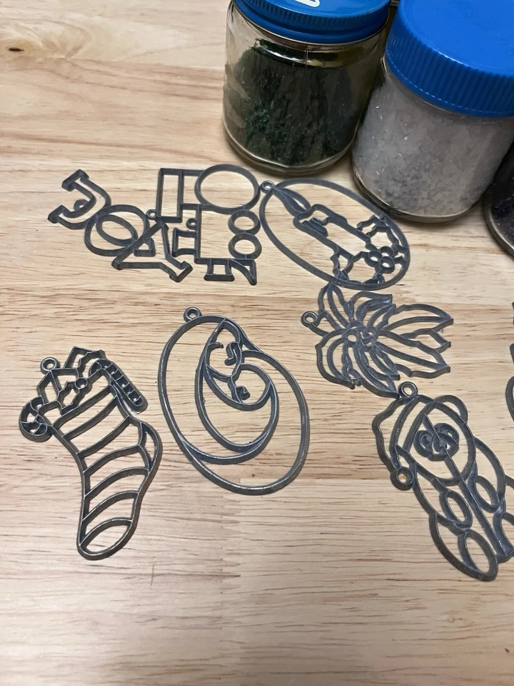 Винтажные пластиковые кристаллы для выпечки Makit & Bakit лот металлических рождественских рамок БЕЗ БАНОК! - Изображение 2 из 4