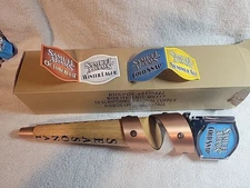SAMUEL ADAMS - SEASONAL ROTATING BEER TAP HANDLE - Tall 13.5" Copper Ribbon NEW