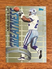 Emmitt Smith 1998 Topps Measures of Greatness Dallas Cowboys