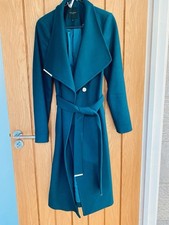 Ted Baker Women's Coat Teal Size 0