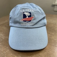 2019 US Open Golf Hat Pebble Beach Blue Adjustable USGA Member Cap Golf EUC