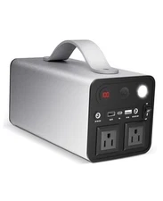 Portable Power Stationh/81000mAh Laptop Power Bank with AC Outlet, 300W Silver