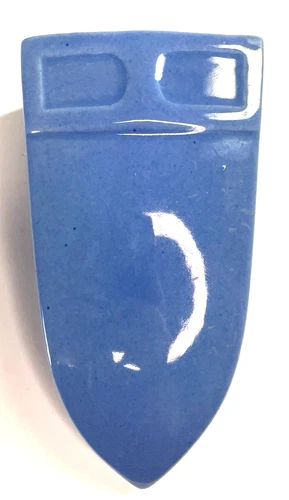 Haeger Vintage MCM Art Pottery Blueberry Wall Pocket Sleek Classic Chip