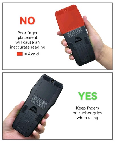 Pinless Moisture Meter for Walls, Wood Moisture Meter for Lumber, Floor Water - Picture 5 of 12