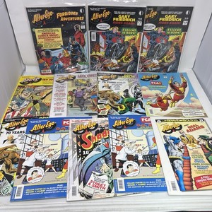 ALTER EGO Tomorrows Magazine 12 issue LOT Comic Perlin Kirby Adams