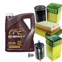 Mann Inspektionspaket Filterset 5L Mannol Energy 5W-30 FüR Seat Inca 1.6I