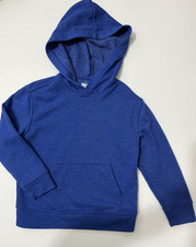 Old Navy Boys Fleece Hoodie Sweatshirt Blue Size 6-7