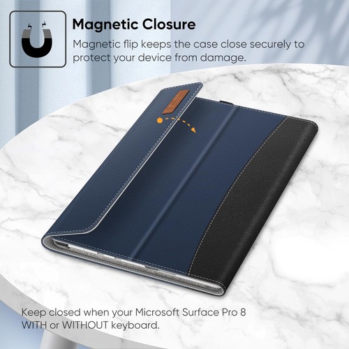 Case for Microsoft Surface Pro 8 (2021) Multiple Angle Portfolio Business Cover - Picture 6 of 11