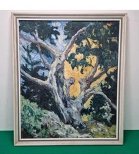 Hilary Proctor / Vintage Impressionist Landscape / 22 x 26” / Framed