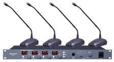 4-CH Wireless Conference Microphone System includes: 4mic and 1receiver