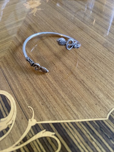 Bracciale Inizio Anni 70 Argento Con Serpenti - Foto 10 di 11