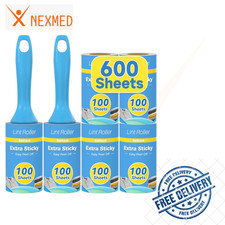 Swihauk 600 Sheets Extra Sticky Lint Rollers for Pet Hair, Easy Spiral Tear Lint