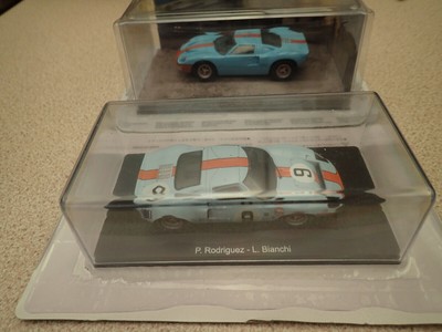 Pair of Ex Magazine Partwork 1:43 Ford GT40 Models Sealed Untouched