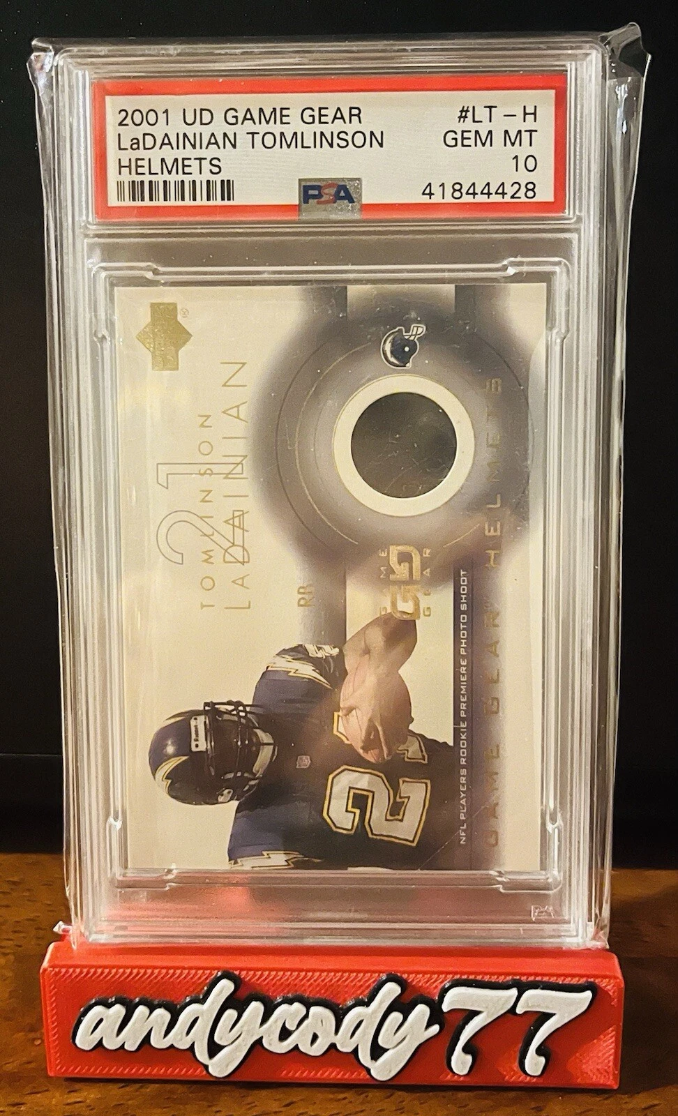 LaDainian Tomlinson Upper Deck Game Gear Helmets #LTH Base