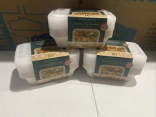 Simply Green Eco Meal Prep Containers 750 ml 3 Cups 10 Pack Lot Of (3) Total 30