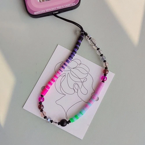 Beaded Phone Wrist Strap Anti-Lost Lanyard Mobile Phone Chain Phone Lanyard - Zdjęcie 10 z 27