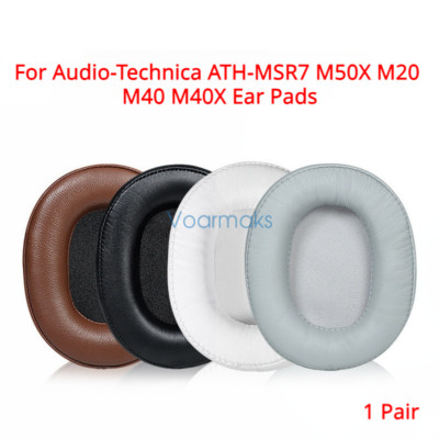 Replacement Ear Pads for Audio-Technica ATH-MSR7 M50X M20 M40 M40X Headphone