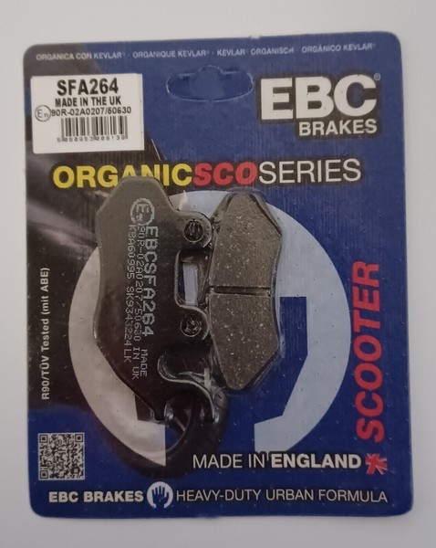 EBC Organic Vordere ScheibenbremsbeläGe FüR SYM Orbit II 125 2009-2015 NAO-image