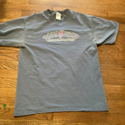 Vintage Dan's Comp BMX Mail Order Promo T-Shirt RARE Faded Grey/Blue Sz L