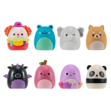 SQUISHMALLOWS Squish-A-Longs 8 Pack - 1 Inch Mini-Squish Squeezable