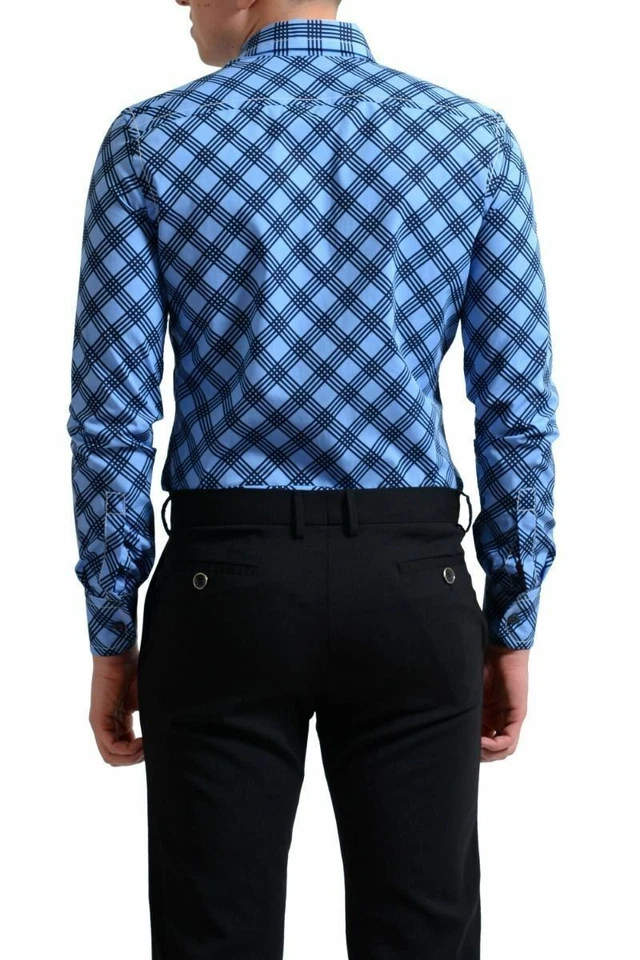 Prada Men's Multi-Color Button Down Pocket Dress Shirt Size 14 1/2 15 16 16 1/2 - Image 2 of 3