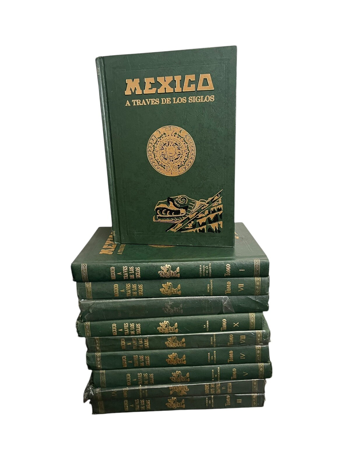Mexico A Traves de Los Siglos: 10-Volume Set by Vicente Palacio 1983 Spanish Edition