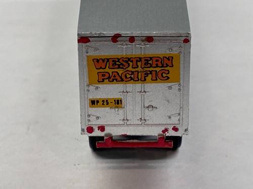 Con-Cor Semi Truck Box Delivery Trailer Western Pacific WP N-Scale Fast Shipping - Picture 4 of 6