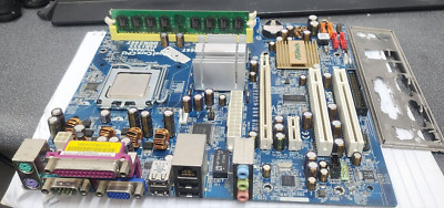 ASRock WOLFDALE1333-D667 mATX Motherboard w/ E2160 DC SLA8Z 1.8GHz CPU, 1GB, I/O