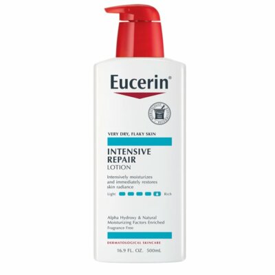 Eucerin Intensive Repair Body Lotion for Very Dry Skin, Pump Bottle..