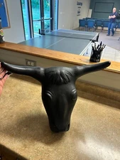 steer head roping dummy with pegs for stability