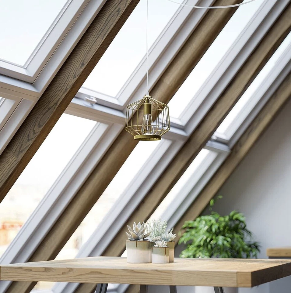 Kenroy Home 93852GLD Rolf 1-Light Wall Plug-in or Hardwired Gold Swag Pendant - Image 2 of 4