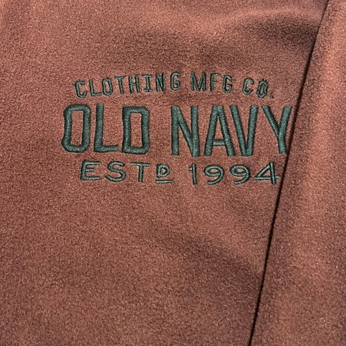 Mens XL Old Navy Fleece 1/4 Zip Pull Over Burgundy - Picture 3 of 5