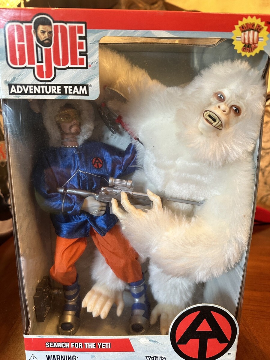 GI JOE ADVENTURE TEAM SEARCH FOR THE YETI NIB ACTION FIGURES