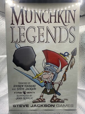 MUNCHKIN LEGENDS Steve Jackson Games 2013 Card Game NEW & SEALED (1st Edition)