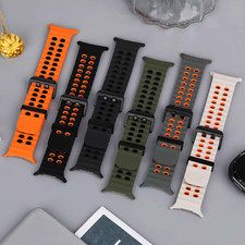 For Galaxy Watch Ultra 2 47mm 2026 Marine Band Sports Silicone Watch Band Strap