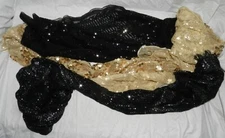 Lot of 3 Women's Scarves by Cejon with Sequins