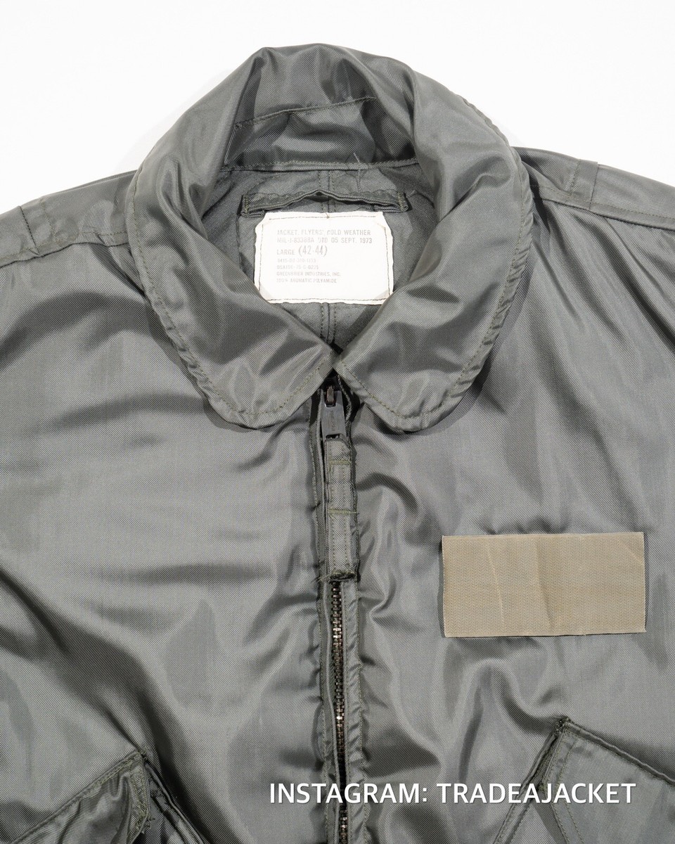 dupon nomex cwu-45p (MIL-J-83388A)初期型 初期型 70s 実物 米軍 CWU-45/P フライトジャケット M