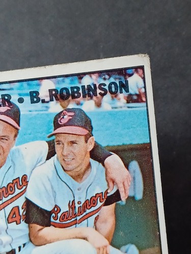 (2) 1967 Topps THE CHAMPS #1 Robinson Bauer Robinson Orioles-Good/VG-Read - Picture 9 of 12