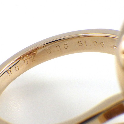 Ponte Vecchio Ring Blumenmotiv Herzform Rubin Saphir Diamant 750RG US5,75 - Bild 4 von 8