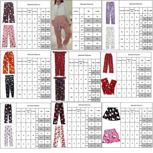 Damen Flanell Schlafanzughose Schlafhose Pyjamahose Relaxhose / Schlafanzug - Bild 3 von 49