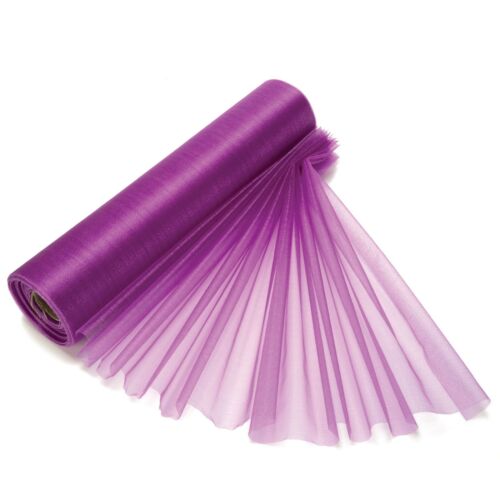 25M x 29CM Rollo de Organza Tela Transparente Boda Fiesta Silla Faja Arcos Mesa Corredor - Imagen 69 de 140