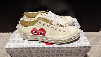 Size 10 - Converse Chuck 70 OX x Comme des Garcons Play