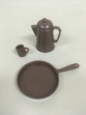 vtg Marx Johnny West 2062 western Cowboy Coffeepot Skillet Cup replacement